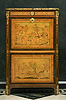 A very elegant and fine quality Louis XVI gilt bronze mounted amaranth, rosewood, sycamore and stained wood inlaid marquetry secrétaire à abattant by Nicolas Petit stamped N. PETIT 